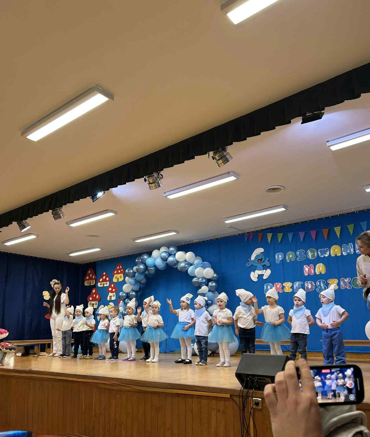 Zdjęcie: Pasowanie na Przedszkolaka w Smerfach