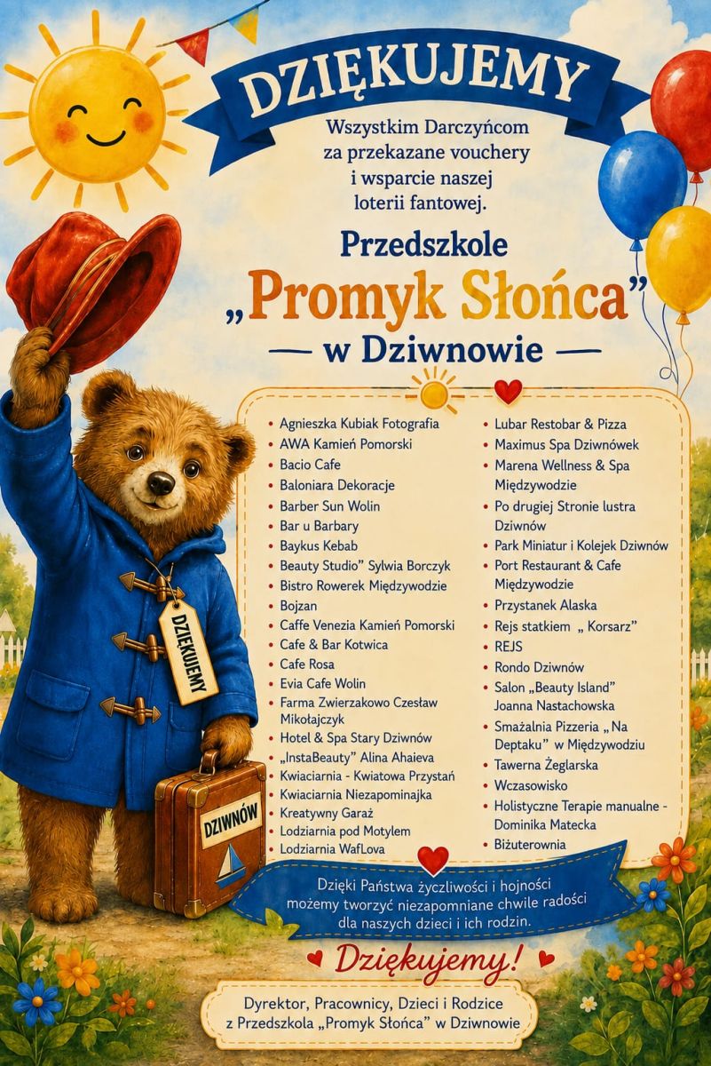 Zdjęcie: Podziękowania
