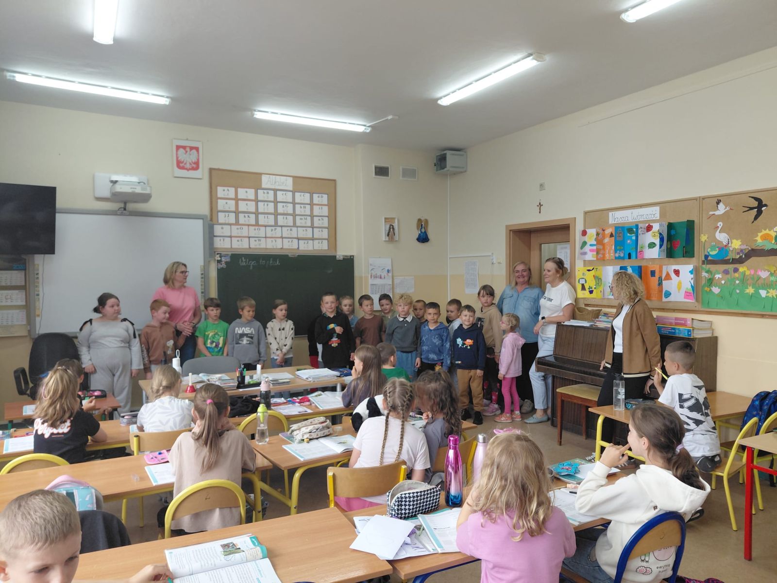 Zdjęcie: Wizyta Tygrysków w szkole